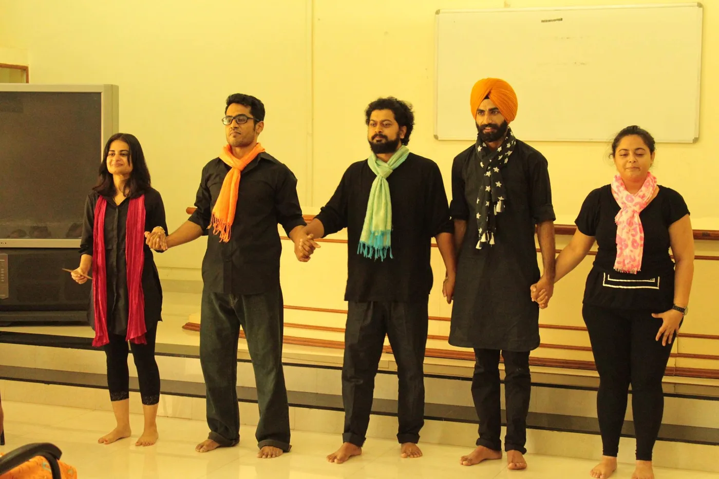 First Drop Theatre ensemble and facilitators