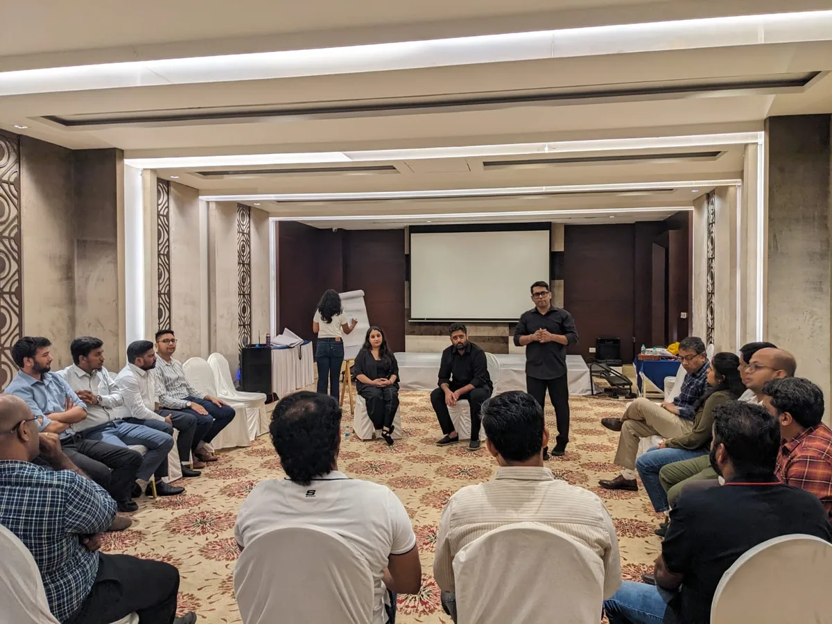 Corporate learning session