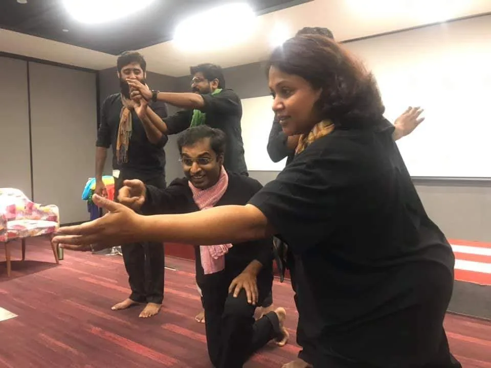 First Drop Theatre practitioner training session